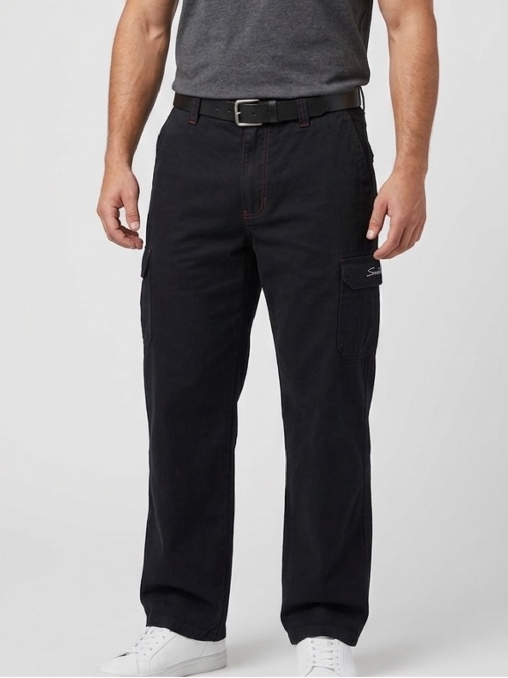 Salty Men's Classic Black Cargo Pants